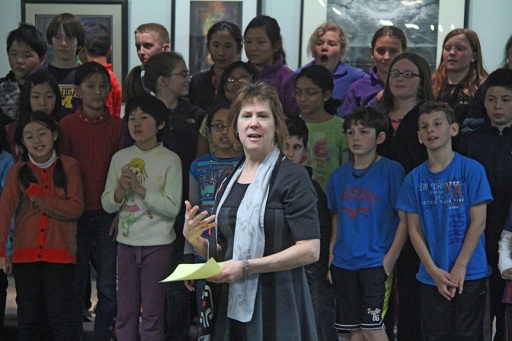Lawton Elementary music teacher Cynthia Page-Bogen